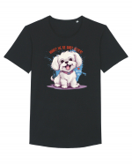 WHAT? ME BE BAD? NEVER! - Bichon Tricou mânecă scurtă guler larg Bărbat Skater