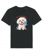 WHAT? ME BE BAD? NEVER! 2 - Bichon Tricou mânecă scurtă Unisex Rocker