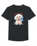 WHAT? ME BE BAD? NEVER! 2 - Bichon Tricou mânecă scurtă guler larg Bărbat Skater