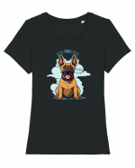 BEBE MALIgator - Malinois Belgian Tricou mânecă scurtă guler larg fitted Damă Expresser