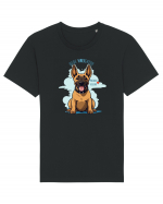 BEBE MALIgator - Malinois Belgian Tricou mânecă scurtă Unisex Rocker