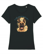 IF I HAVE 3 BALLS - Malinois Belgian Tricou mânecă scurtă guler larg fitted Damă Expresser