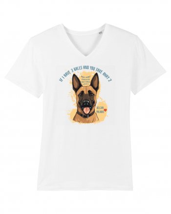 IF I HAVE 3 BALLS - Malinois Belgian White