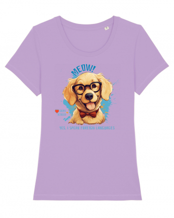 MEOW! YES, I SPEAK FOREIGN LANGUAGES - Retriever Lavender Dawn