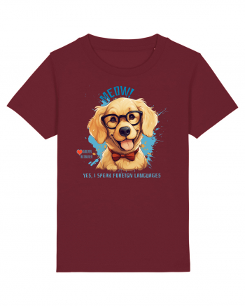 MEOW! YES, I SPEAK FOREIGN LANGUAGES - Retriever Burgundy