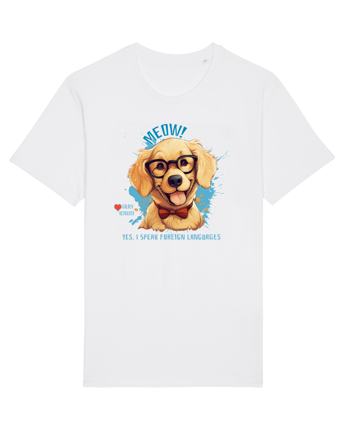 Tricou mânecă scurtă Unisex Rocker White