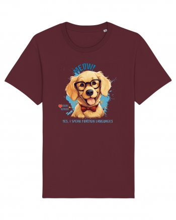 MEOW! YES, I SPEAK FOREIGN LANGUAGES - Retriever Burgundy