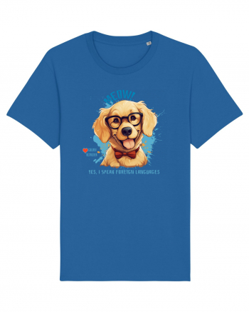 MEOW! YES, I SPEAK FOREIGN LANGUAGES - Retriever Royal Blue