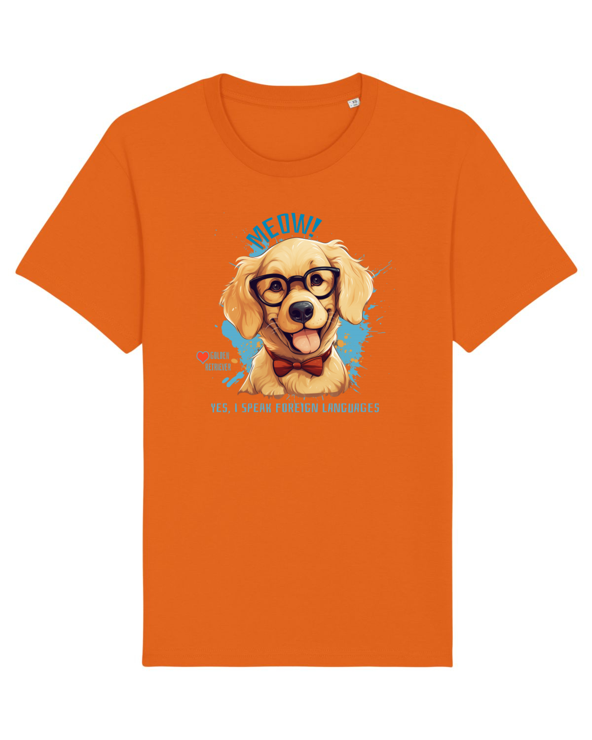 Tricou mânecă scurtă Unisex Rocker Bright Orange