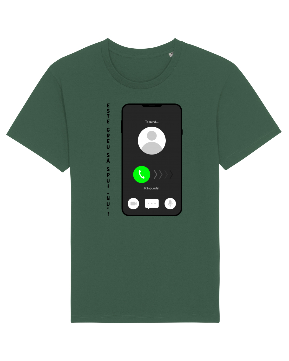 Tricou mânecă scurtă Unisex Rocker Bottle Green