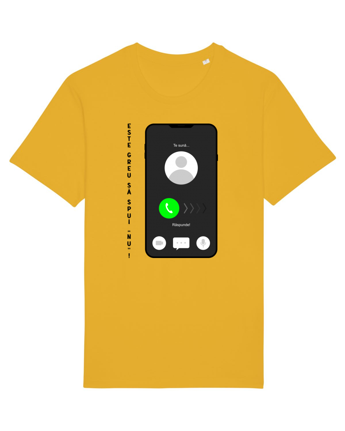 Tricou mânecă scurtă Unisex Rocker Spectra Yellow