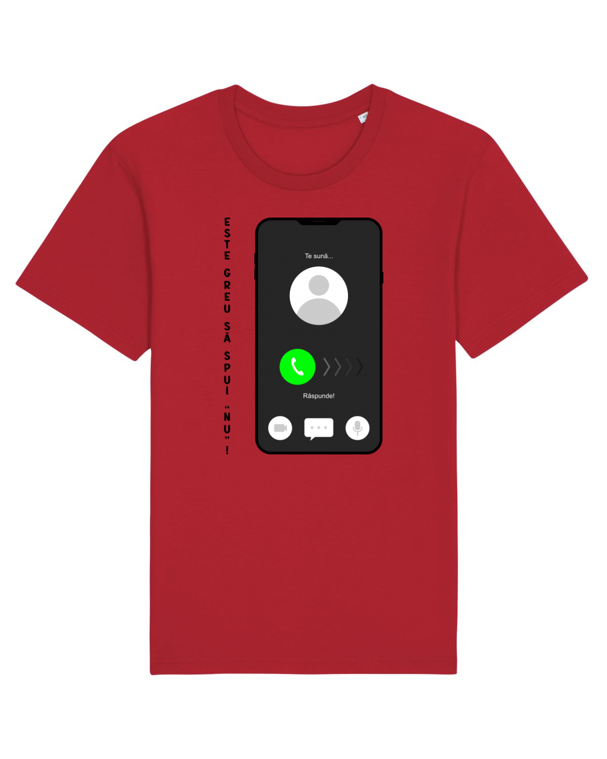Tricou mânecă scurtă Unisex Rocker Red