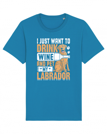 I JUST WANT TO DRINK WINE AND PET MY LABRADOR Azur