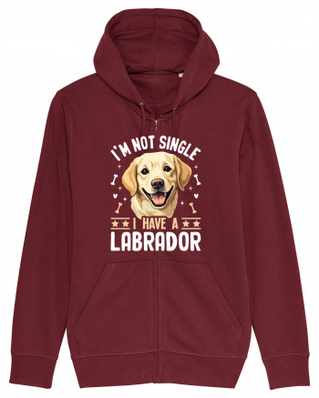 I'M NOT SINGLE I HAVE A LABRADOR Burgundy