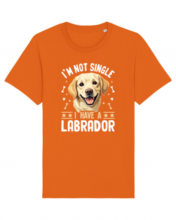 I'M NOT SINGLE I HAVE A LABRADOR Bright Orange