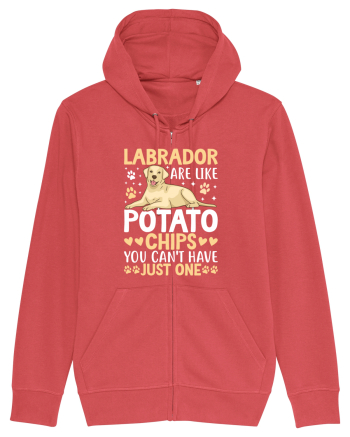 Labrador Are Like Potato Chips You Can't Have Just One Carmine Red