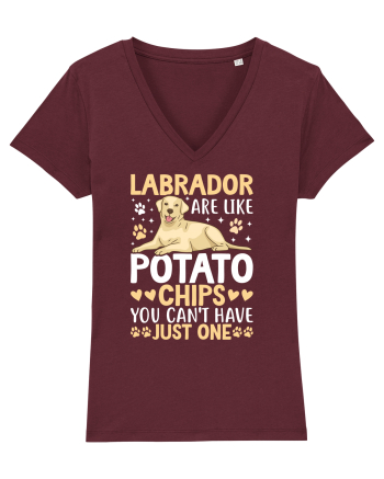 Labrador Are Like Potato Chips You Can't Have Just One Burgundy