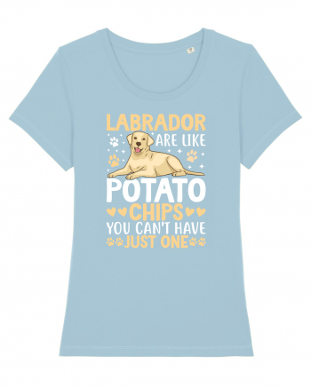 Labrador Are Like Potato Chips You Can't Have Just One Sky Blue