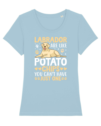 Labrador Are Like Potato Chips You Can't Have Just One Sky Blue