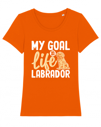 My Goal In Life Labrador Bright Orange