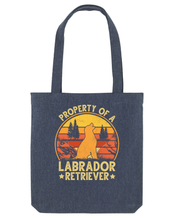PROPERTY OF A LABRADOR RETRIEVER Midnight Blue