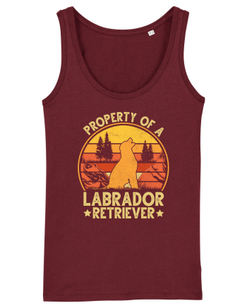 PROPERTY OF A LABRADOR RETRIEVER Burgundy