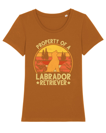 PROPERTY OF A LABRADOR RETRIEVER Roasted Orange