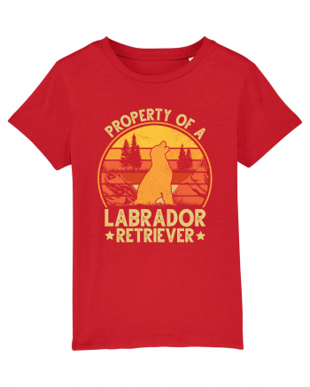 PROPERTY OF A LABRADOR RETRIEVER Red