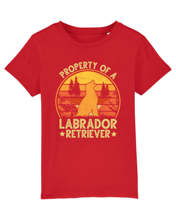 PROPERTY OF A LABRADOR RETRIEVER Red