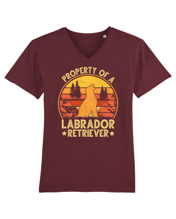 PROPERTY OF A LABRADOR RETRIEVER Burgundy
