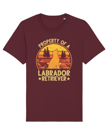 PROPERTY OF A LABRADOR RETRIEVER Burgundy