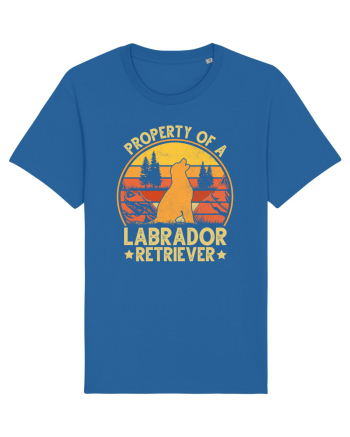PROPERTY OF A LABRADOR RETRIEVER Royal Blue