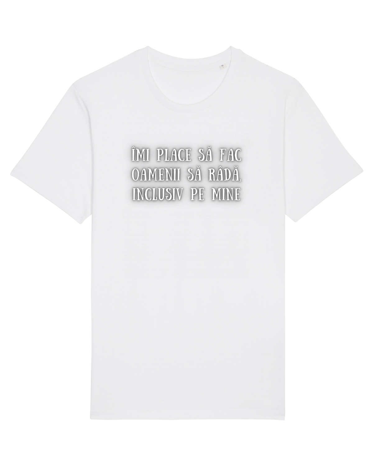 Tricou mânecă scurtă Unisex Rocker White