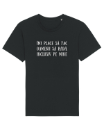 TRICOU - FAC OAMENII SĂ RÂDĂ Tricou mânecă scurtă Unisex Rocker