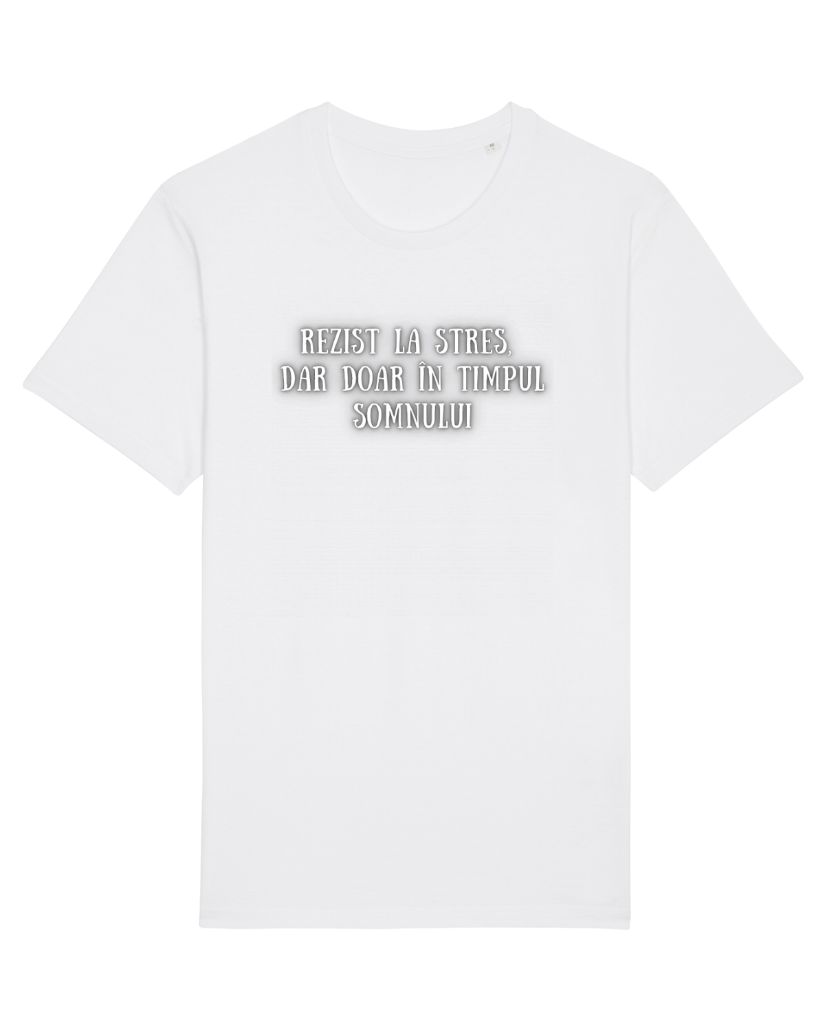 Tricou mânecă scurtă Unisex Rocker White