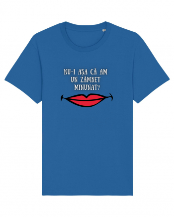 TRICOU - ZÂMBET MINUNAT Royal Blue