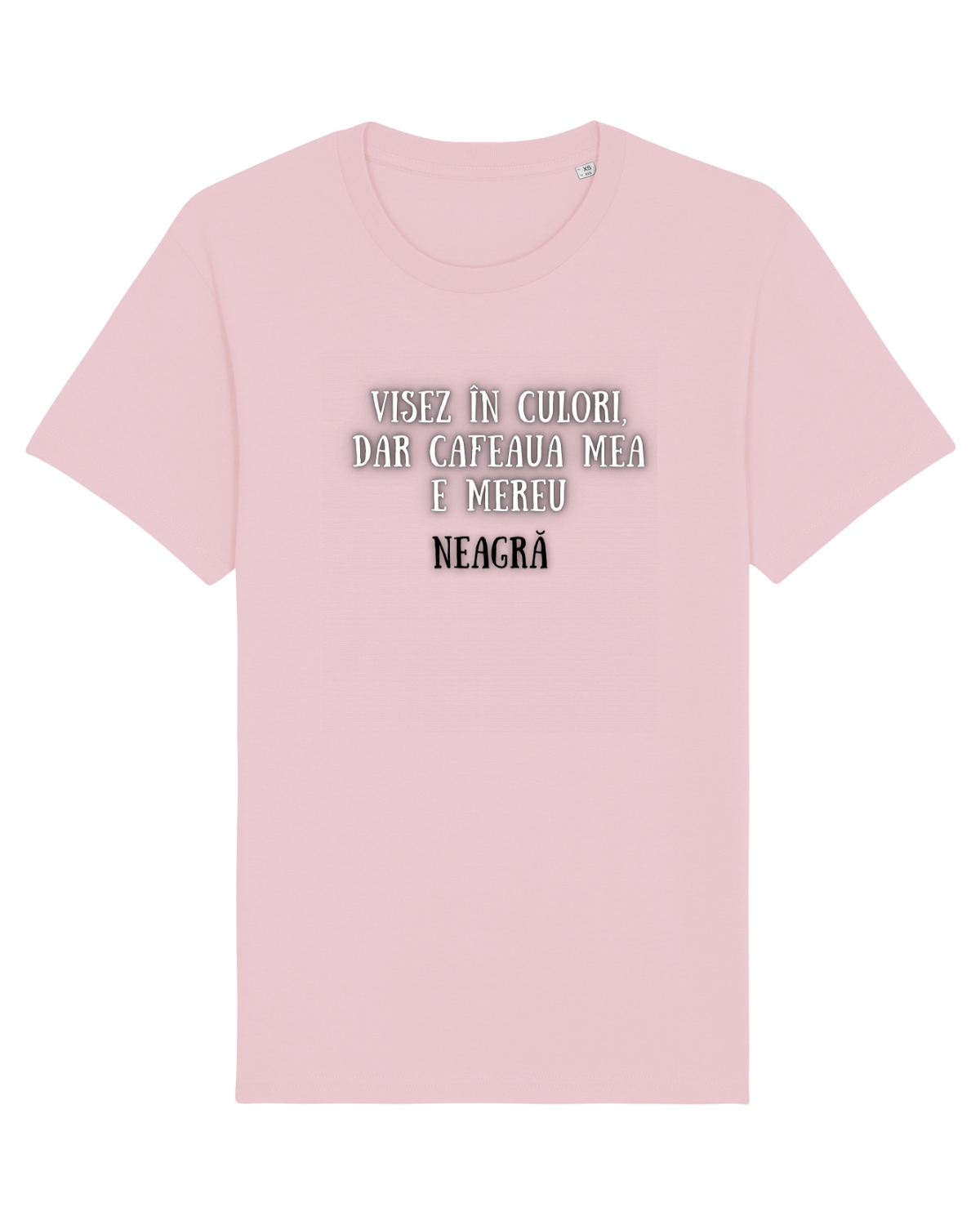 Tricou mânecă scurtă Unisex Rocker Cotton Pink