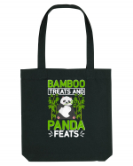 Bamboo treats and panda feats Sacoșă textilă