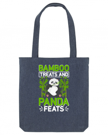 Bamboo treats and panda feats Midnight Blue