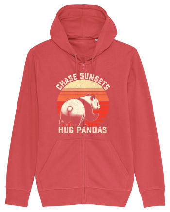 Chase Sunsets, Hug Pandas Carmine Red