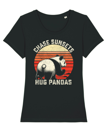 Chase Sunsets, Hug Pandas Black