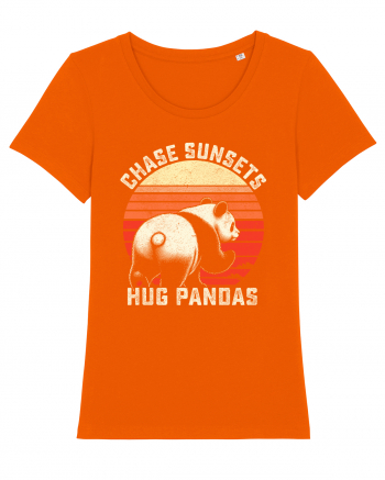 Chase Sunsets, Hug Pandas Bright Orange