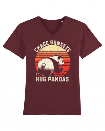 Chase Sunsets, Hug Pandas Burgundy
