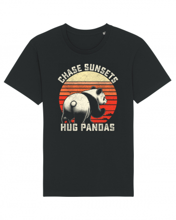 Chase Sunsets, Hug Pandas Black