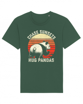 Chase Sunsets, Hug Pandas Bottle Green