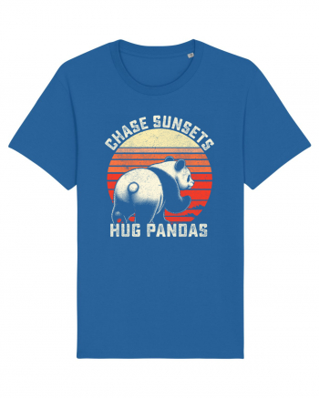 Chase Sunsets, Hug Pandas Royal Blue