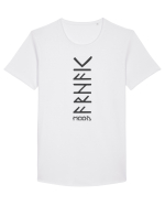arhaic mood black Tricou mânecă scurtă guler larg Bărbat Skater