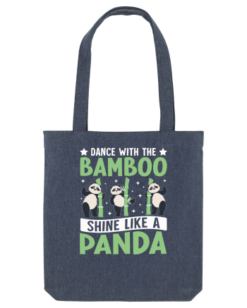Dance with the Bamboo Shine Like a Panda Midnight Blue