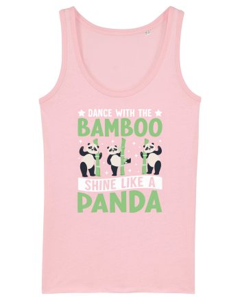 Dance with the Bamboo Shine Like a Panda Cotton Pink