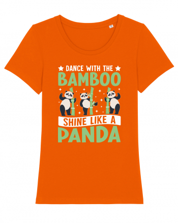 Dance with the Bamboo Shine Like a Panda Bright Orange